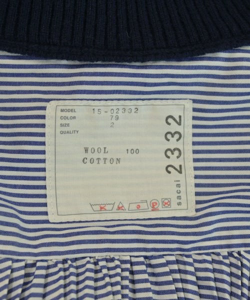sacai（サカイ）ニット・セーター 紺 サイズ:2(M位) レディース/2200699859295