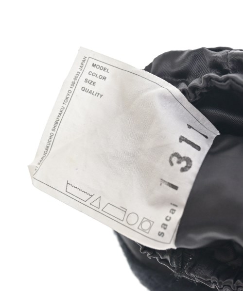 sacai（サカイ）手袋 黒 サイズ:- レディース/2200699861199