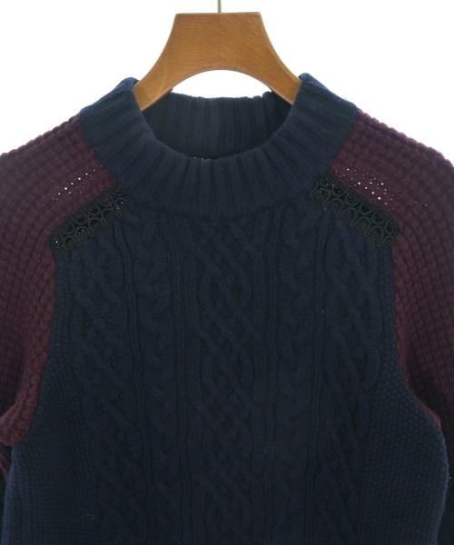 sacai（サカイ）ニット・セーター 紺 サイズ:2(M位) レディース/2200701694036