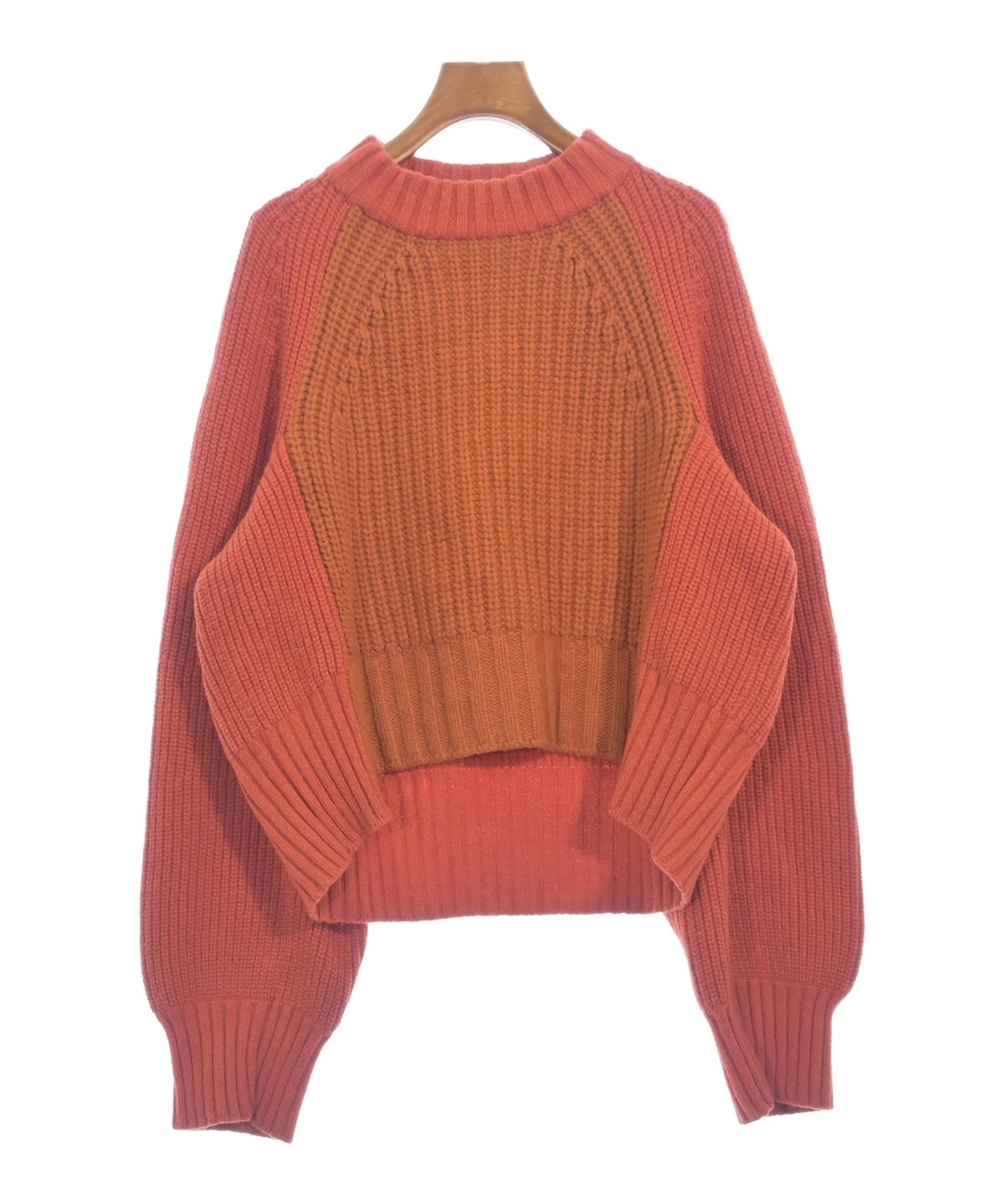 sacai（サカイ）ニット・セーター オレンジ サイズ:3(L位) レディース