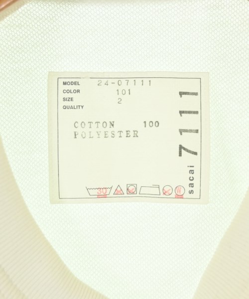 sacai（サカイ）Tシャツ・カットソー 白 サイズ:2(M位) レディース/2200705056014