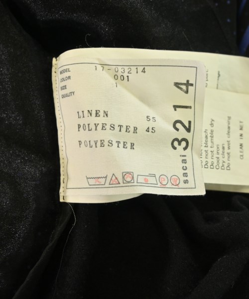 sacai（サカイ）Tシャツ・カットソー 黒 サイズ:1(S位) レディース/2200705056021