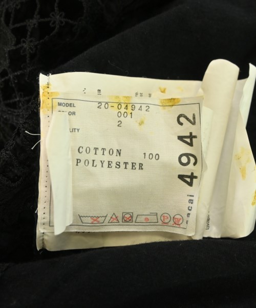 sacai（サカイ）Tシャツ・カットソー 黒 サイズ:2(M位) レディース/2200705056038