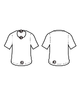sacai（サカイ）ブラウス 紺 サイズ:1(S位) レディース/2200704874015