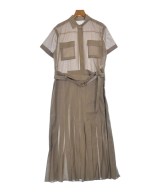 sacai（サカイ）シャツワンピース 茶 サイズ:3(L位) レディース/2200704874275