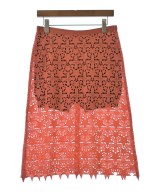 sacai（サカイ）ひざ丈スカート オレンジ サイズ:2(M位) レディース/2200705599238