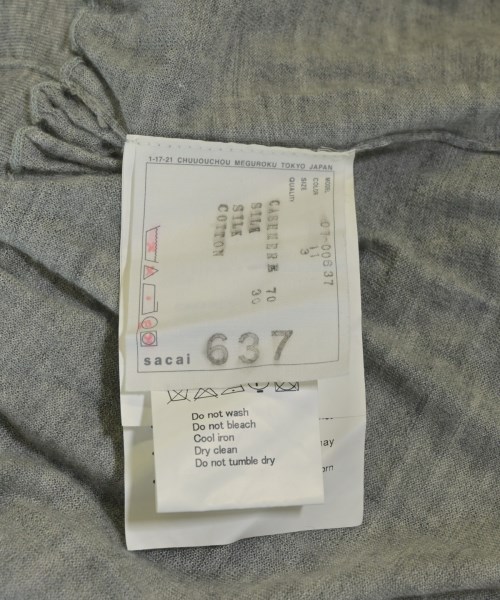 sacai（サカイ）ニット・セーター グレー サイズ:3(L位) レディース/2200704297487