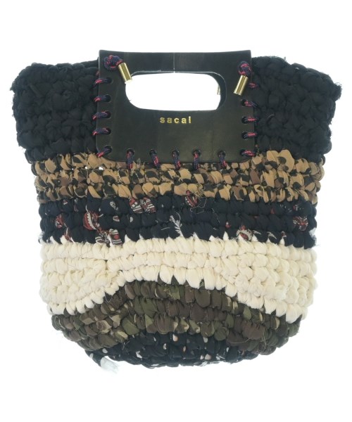 sacai（サカイ）かごバッグ 黒 サイズ:- レディース/2200699543330