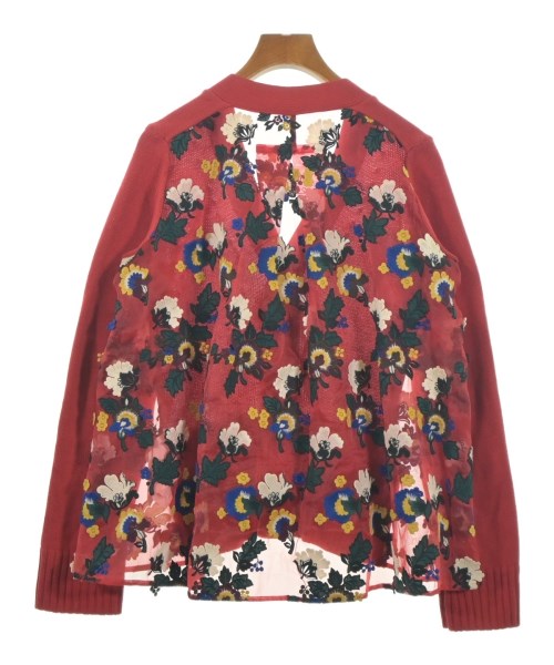 sacai（サカイ）ニット・セーター 赤 サイズ:1(S位) レディース/2200708430057