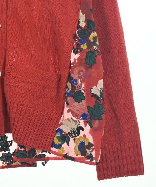 sacai（サカイ）ニット・セーター 赤 サイズ:1(S位) レディース/2200708430057