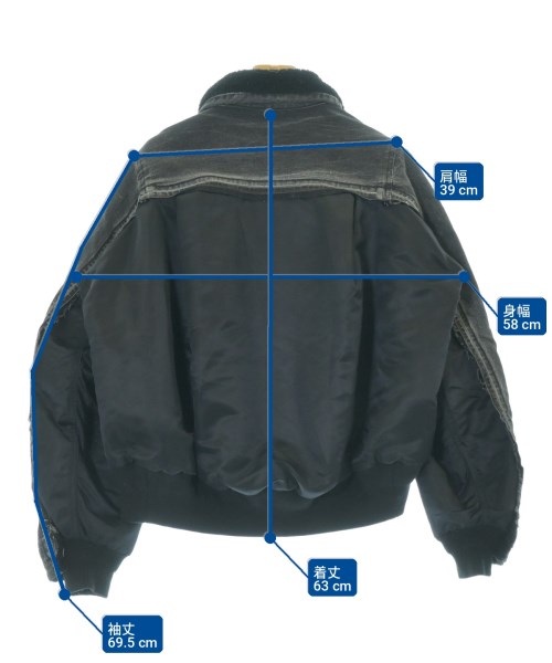 sacai（サカイ）ミリタリーブルゾン 黒 サイズ:1(S位) レディース/2200701028015