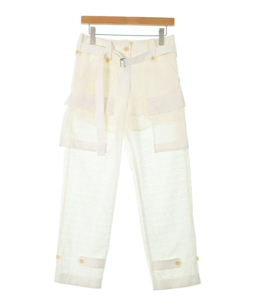 sacai(サカイ)カーゴパンツ 白 サイズ:1(S位)/2200659818041