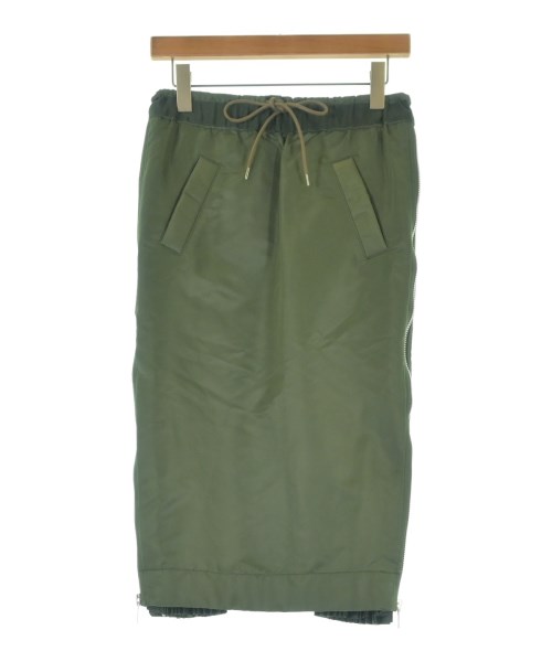 sacai(サカイ)ロング・マキシ丈スカート カーキ サイズ:0(XS位)/2200662365013