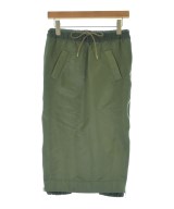 sacai（サカイ）ロング・マキシ丈スカート カーキ サイズ:0(XS位) レディース/2200662365013