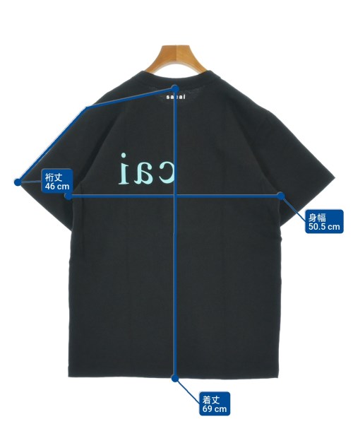 sacai（サカイ）Tシャツ・カットソー 黒 サイズ:3(L位) メンズ/2200662536239