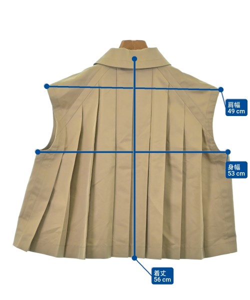 sacai（サカイ）ブルゾン ベージュ サイズ:1(S位) レディース/2200663452019