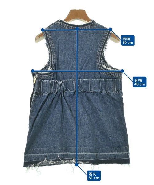 sacai（サカイ）ブラウス 青 サイズ:2(M位) レディース/2200663452095