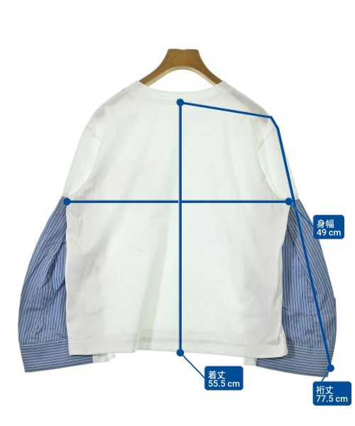 sacai（サカイ）Tシャツ・カットソー 白 サイズ:4(XL位) レディース/2200647053416
