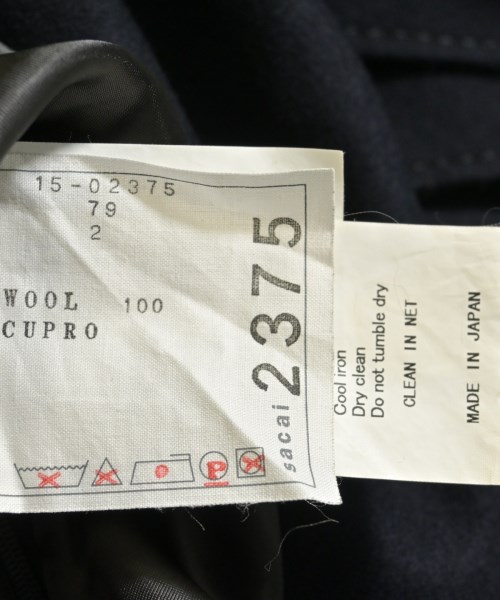 sacai（サカイ）ひざ丈スカート 紺 サイズ:2(M位) レディース/2200655692119