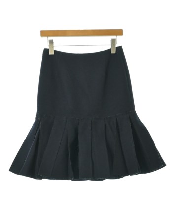 sacai（サカイ）ひざ丈スカート 紺 サイズ:2(M位) レディース