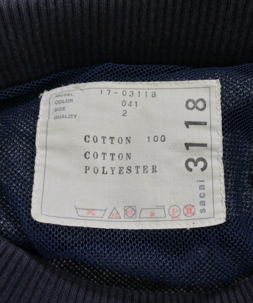 sacai（サカイ）ワンピース 紺 サイズ:2(M位) レディース/2200666621023