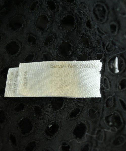 sacai（サカイ）Tシャツ・カットソー 黒 サイズ:F レディース/2200665168123