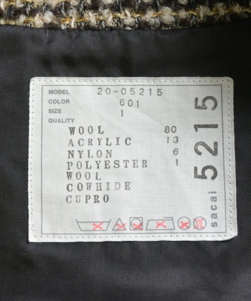 sacai（サカイ）その他 茶 サイズ:1(S位) レディース/2200668945028