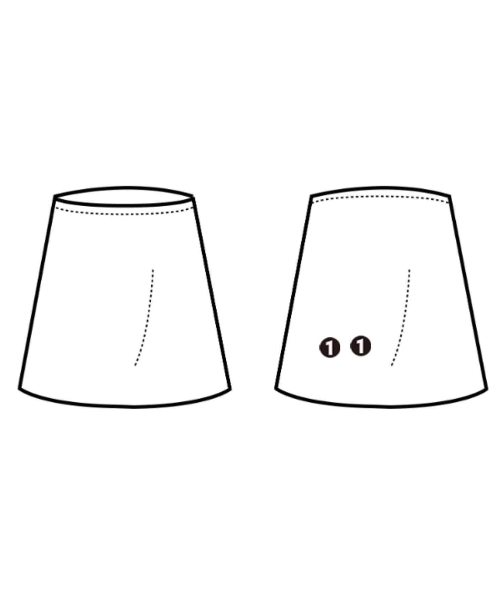 sacai（サカイ）ひざ丈スカート 青 サイズ:1(S位) レディース/2200669123012