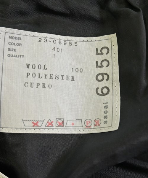 sacai（サカイ）ひざ丈スカート 青 サイズ:1(S位) レディース/2200669123012