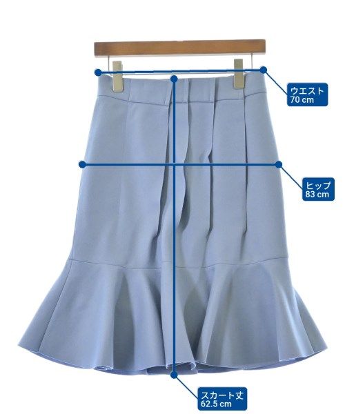 sacai（サカイ）ひざ丈スカート 青 サイズ:1(S位) レディース/2200669123012
