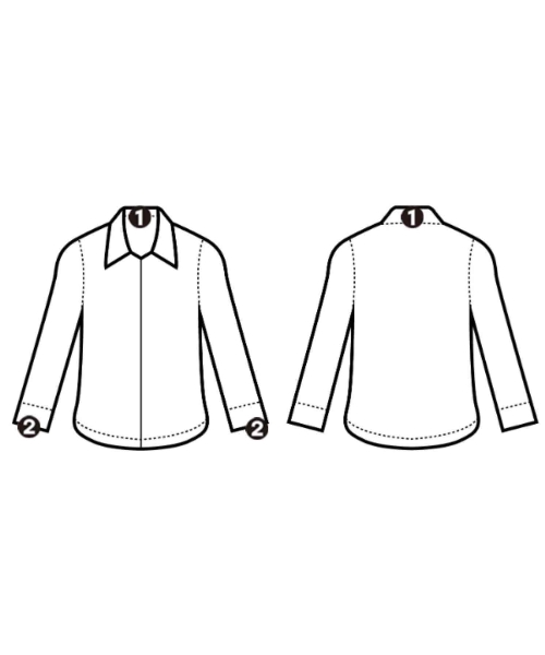 sacai（サカイ）カジュアルシャツ 青 サイズ:2(M位) レディース/2200669330045