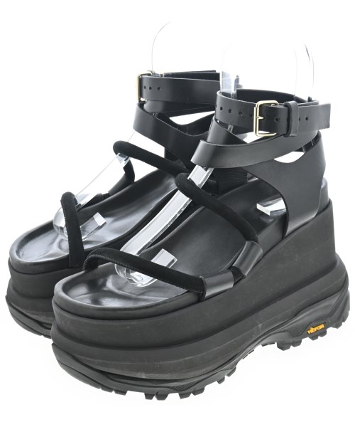 sacai(サカイ)サンダル 黒 サイズ:EU37(23.5cm位)/2200669330281
