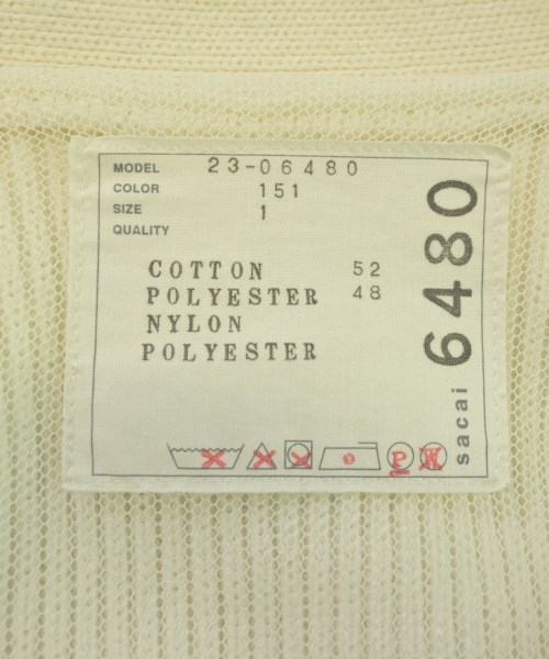sacai（サカイ）カーディガン 白 サイズ:1(S位) レディース/2200667423077