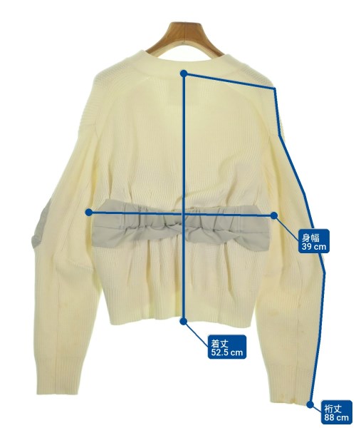 sacai（サカイ）カーディガン 白 サイズ:1(S位) レディース/2200667423077