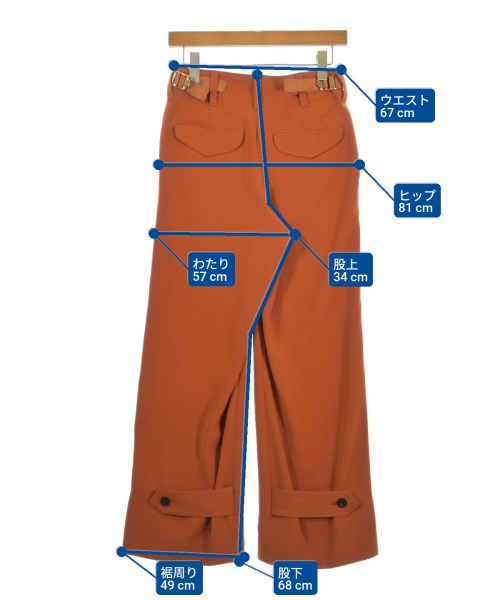 sacai（サカイ）その他 オレンジ サイズ:0(XS位) レディース/2200670661077