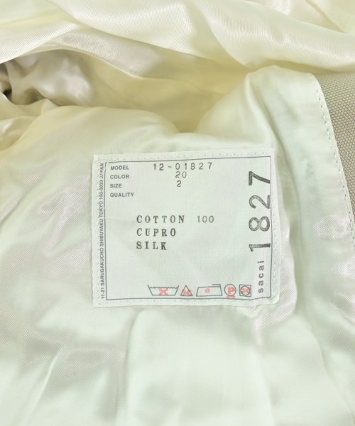 sacai（サカイ）コート ベージュ サイズ:2(M位) レディース/2200671063016