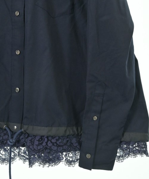sacai（サカイ）ブラウス 紺 サイズ:3(L位) レディース/2200671063023