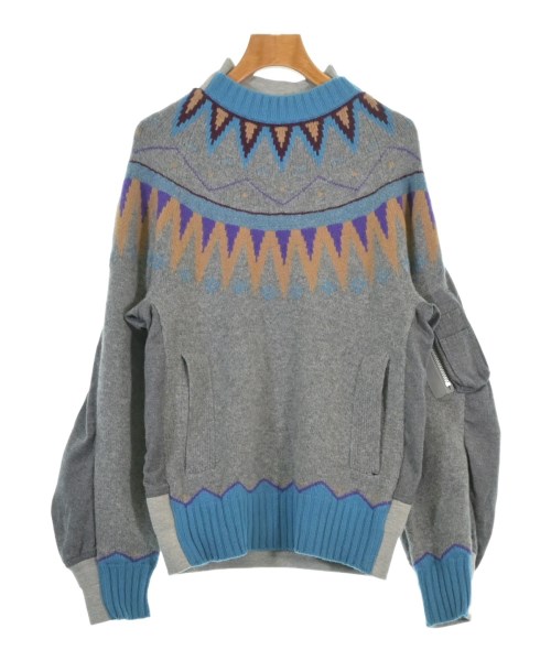 sacai(サカイ)ニット・セーター グレー サイズ:1(S位)/2200671725013