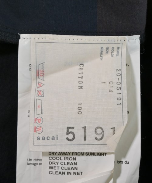 sacai（サカイ）Tシャツ・カットソー 紺 サイズ:1(S位) レディース/2200668271042