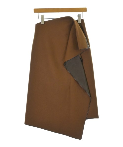 sacai(サカイ)ひざ丈スカート 茶 サイズ:1(S位)/2200668271110