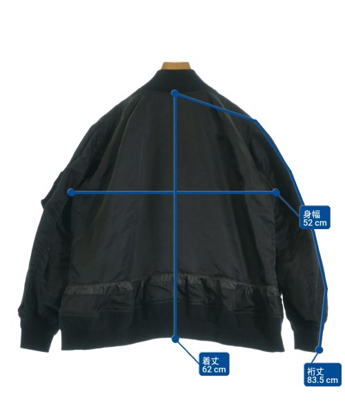 sacai（サカイ）ミリタリーブルゾン 黒 サイズ:1(S位) レディース/2200722334034