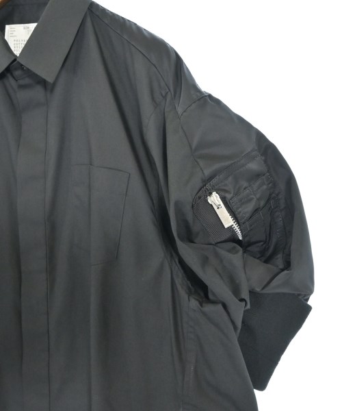 sacai（サカイ）シャツワンピース 黒 サイズ:2(M位) レディース/2200731334032