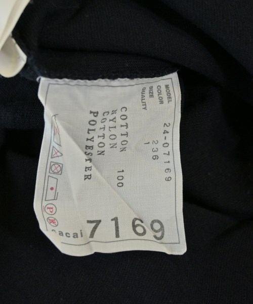sacai（サカイ）Tシャツ・カットソー 黒 サイズ:1(S位) レディース/2200730705109