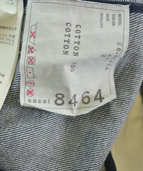 sacai（サカイ）デニムジャケット 紺 サイズ:2(M位) レディース/2200732074043