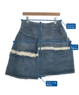 sacai（サカイ）ひざ丈スカート 紺 サイズ:2(M位) レディース/2200732074050