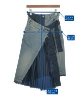sacai（サカイ）ロング・マキシ丈スカート 青 サイズ:2(M位) レディース/2200732950286
