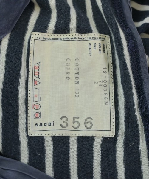 sacai（サカイ）Tシャツ・カットソー 紺 サイズ:2(M位) メンズ/2200734054036