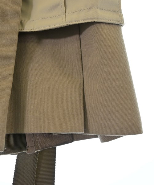 sacai（サカイ）ミニスカート 茶 サイズ:0(XS位) レディース/2200726659072