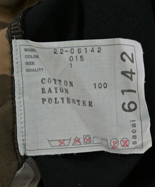 sacai（サカイ）Tシャツ・カットソー 黒 サイズ:1(S位) レディース/2200726659089