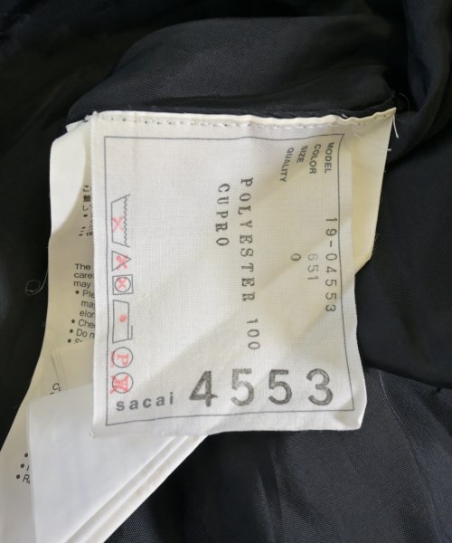 sacai（サカイ）ひざ丈スカート 茶 サイズ:0(XS位) レディース/2200726659096